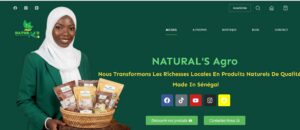 Réalisations site web professionnel Capture Natural's Agro