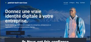 Réalisations site web professionnel capture de patriote technologie servicesservices
