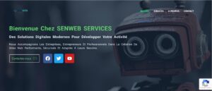 Réalisations site web professionnel Capture Senweb Service